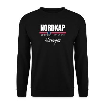 Nordkap - Unisex Pullover - Schwarz - Vorne - Alina (178cm) & Michal (187cm)
