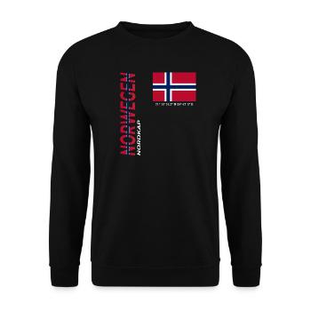 Nordkap - Unisex Pullover - Schwarz - Vorne - Alina (178cm) & Michal (187cm)