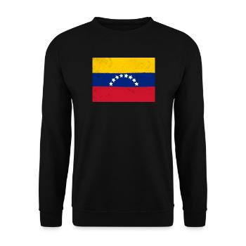 Drapeau du Venezuela - Sweat-shirt Unisexe - noir - Devant - Alina (178cm) & Michal (187cm)