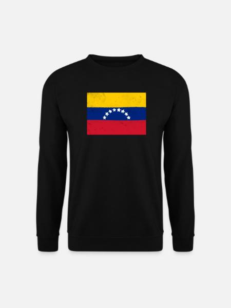Flag of Venezuela - Unisex Sweatshirt - black