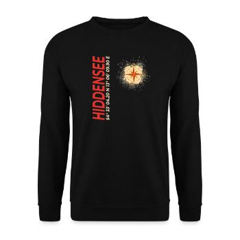 Hiddensee - Unisex Pullover - Schwarz - Vorne - Alina (178cm) & Michal (187cm)