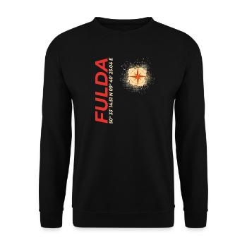 Fulda - Unisex Pullover - Schwarz - Vorne - Alina (178cm) & Michal (187cm)