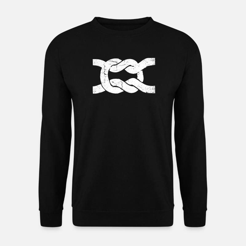 Sailor's knot | node | Node - Unisex Sweatshirt - black