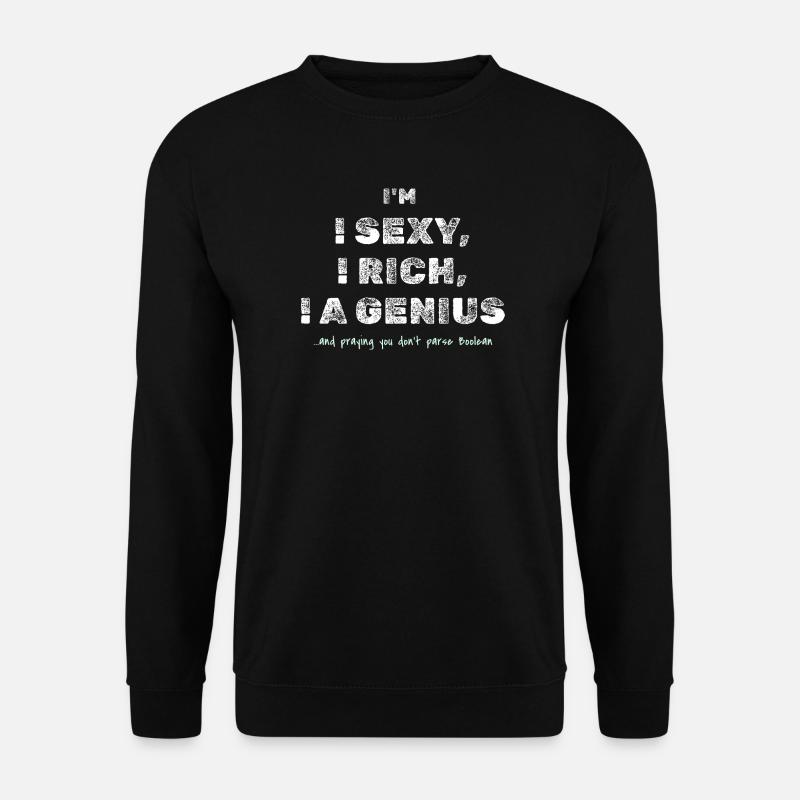 Boolean Joke – Funny Dev Tee - Unisex Sweatshirt - black