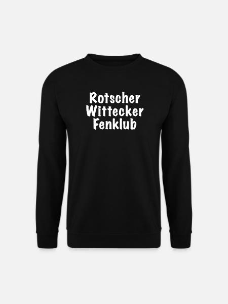 Rotscher Wittecker Fenklub - Unisex Pullover - Schwarz