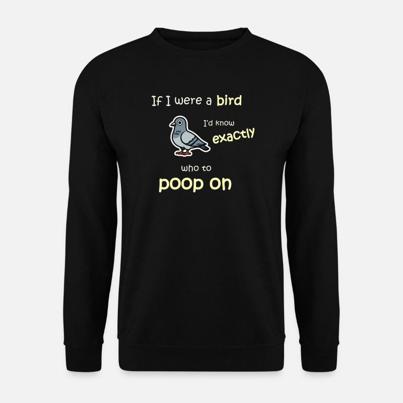 Bird mode - Activated - Unisex Sweatshirt - black