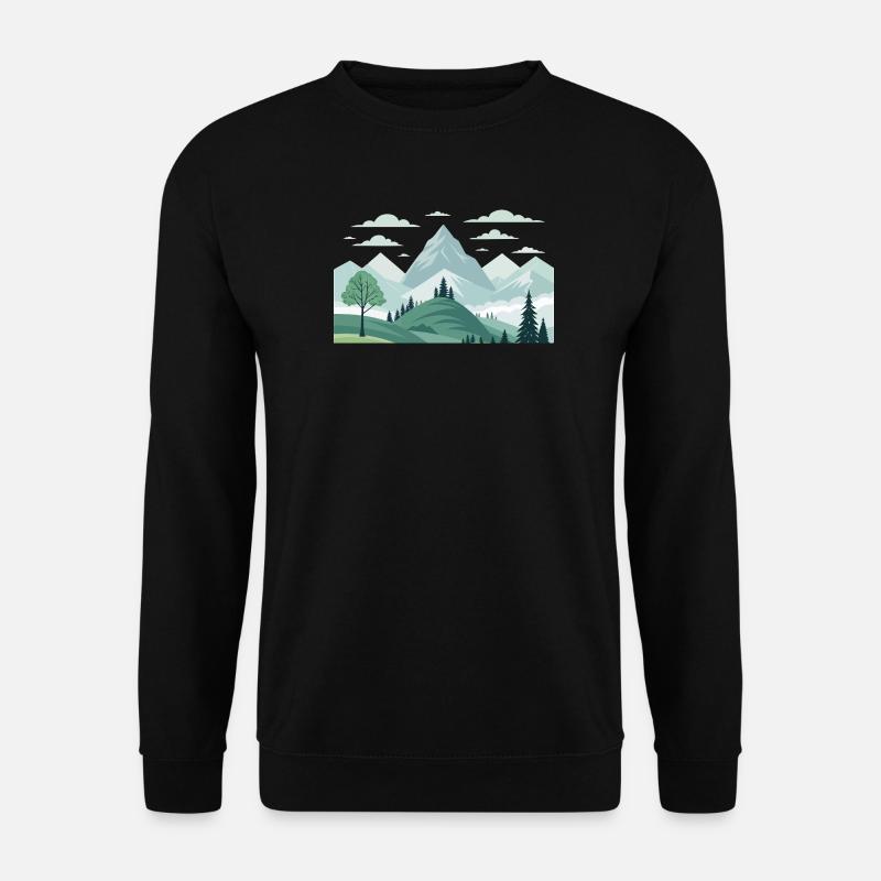 Mountains - Unisex Sweatshirt - black