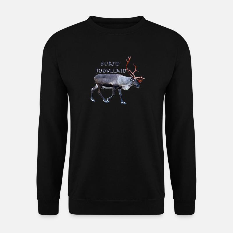 Buriid Juovllaid - Unisex Pullover - Schwarz