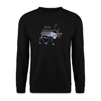 Subh Krisamas - Unisex Pullover - Schwarz - Vorne - Alina (178cm) & Michal (187cm)