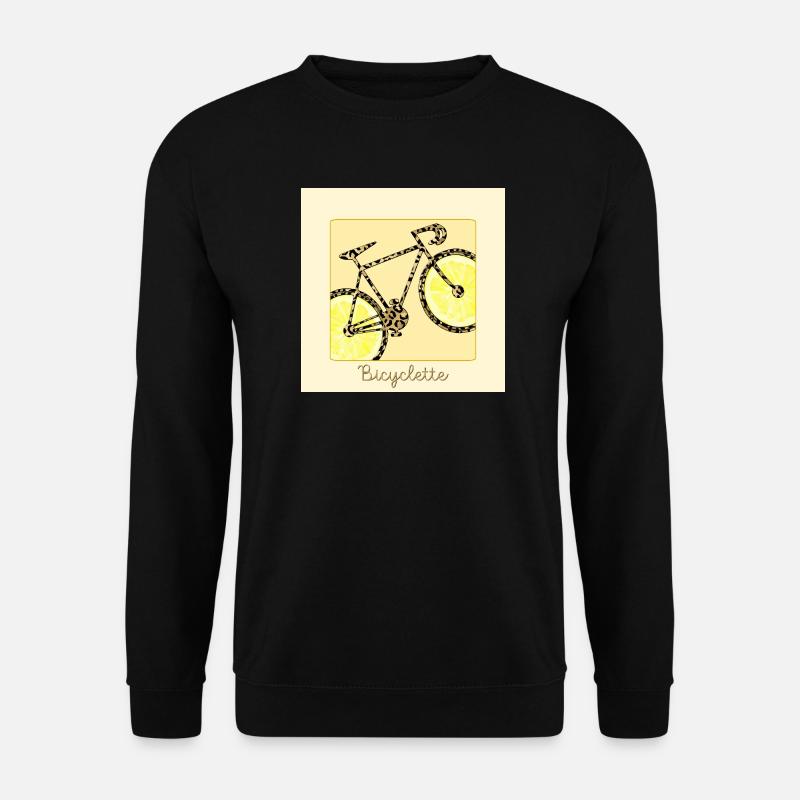 Bicycle Cycling Bicycle Lemon - Unisex Sweatshirt - black