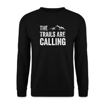 Die Spuren rufen - Unisex Pullover - Schwarz - Vorne - Alina (178cm) & Michal (187cm)