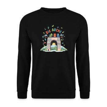 Die Arche der Freude - Unisex Pullover - Schwarz - Vorne - Alina (178cm) & Michal (187cm)