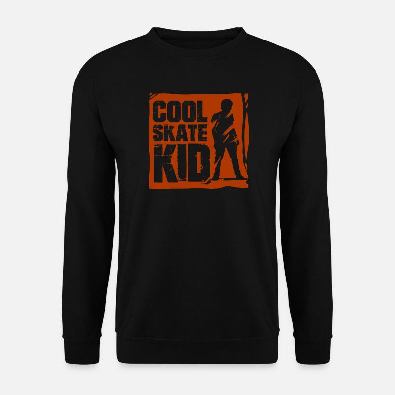 Skater Skateboard - Unisex Pullover - Schwarz