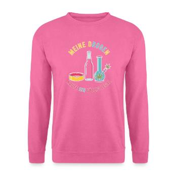 Meine Drogen – Völlig Legal ! - Unisex Pullover - Pink - Vorne