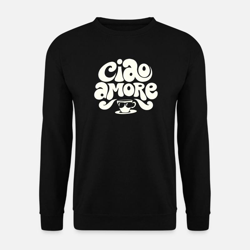 Ciao Amore Cappuccino - Unisex Sweatshirt - black