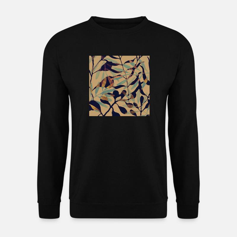 Geröstete Blätter - Unisex Pullover - Schwarz