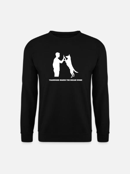 Teamwork makes the Dream Work - Unisex Pullover - Schwarz