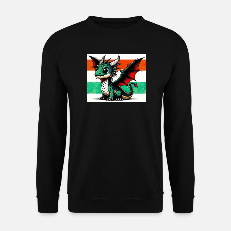 dragon - Unisex Sweatshirt - black