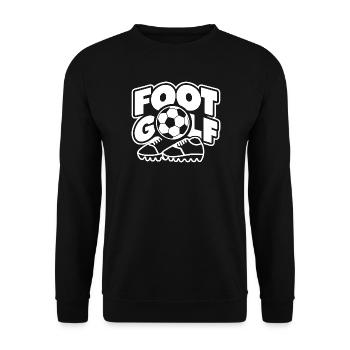 Football golf - Sweat-shirt Unisexe - noir - Devant - Alina (178cm) & Michal (187cm)