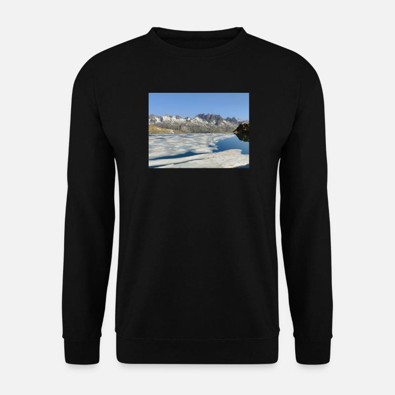 Der Bramant-See im Juni - Unisex Pullover - Schwarz