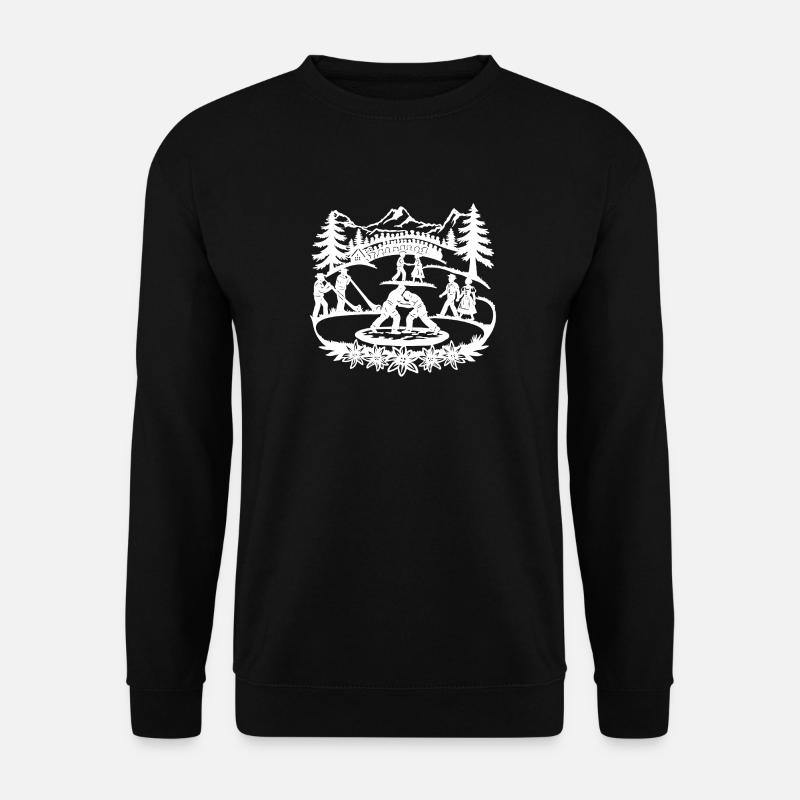 Schwingfest_1_white - Unisex Pullover - Schwarz