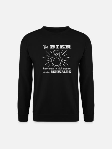 Bier Spruch - Unisex Pullover - Schwarz