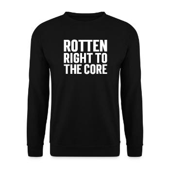 Black & White Abstract Urban Design - Unisex Sweatshirt - black - Front - Alina (178cm) & Michal (187cm)