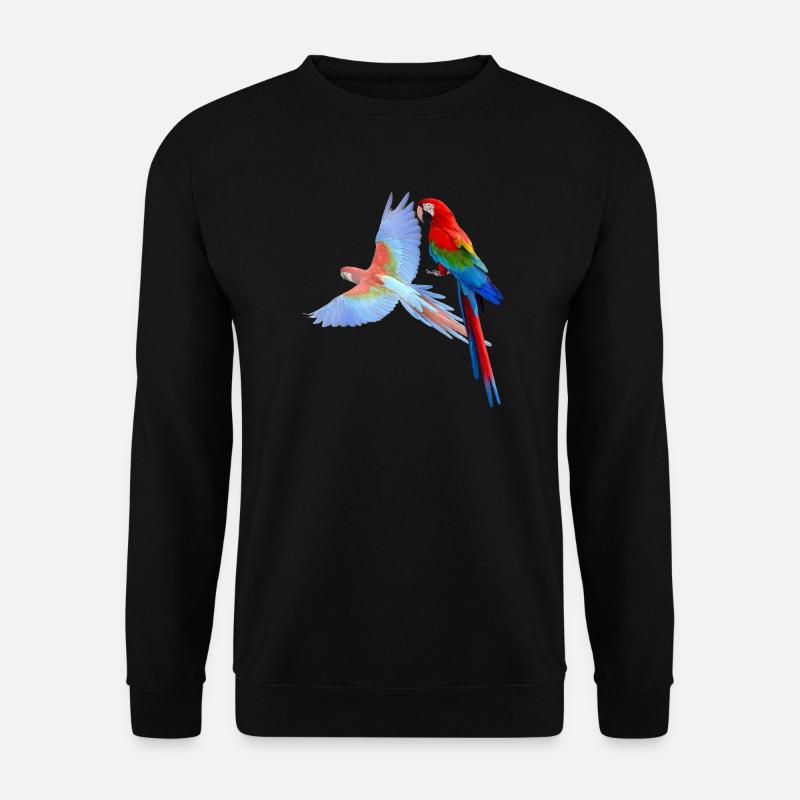 Papagei - Unisex Pullover - Schwarz
