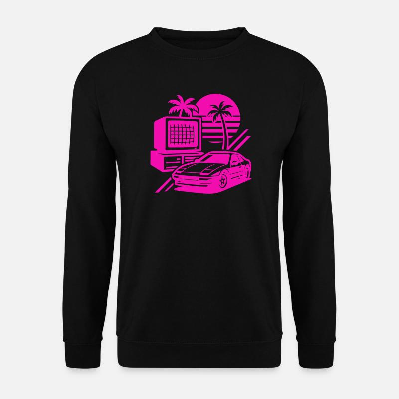 Miami Retro Pop Art - Unisex Sweatshirt - black