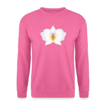 Fleur d’orchidée délicate aux couleurs pastel - Sweat-shirt Unisexe - rose - Devant
