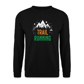 Trailrunning - Unisex Pullover - Schwarz - Vorne - Alina (178cm) & Michal (187cm)