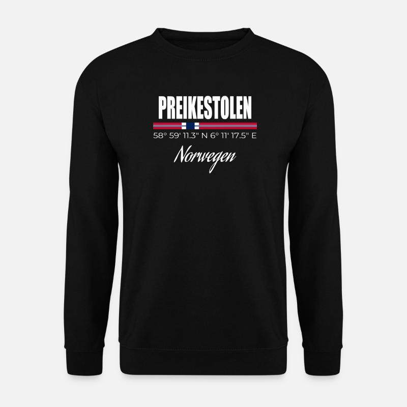 Preikestolen - Unisex Pullover - Schwarz