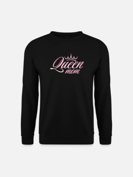 Krone Queen Mama T-Shirt Design - Unisex Pullover - Schwarz