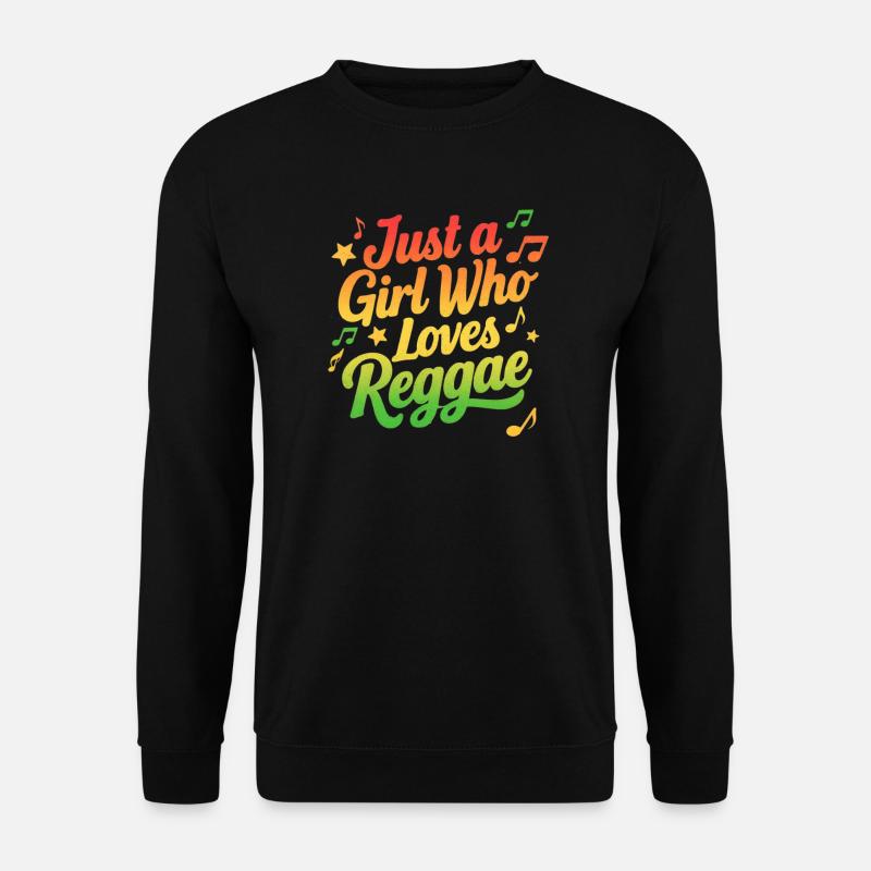 Girl Power Reggae Style - Unisex Pullover - Schwarz