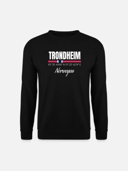 Trondheim - Unisex Pullover - Schwarz