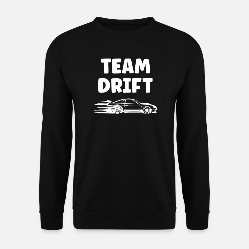 Energetic Drift Car Design - Unisex Sweatshirt - black