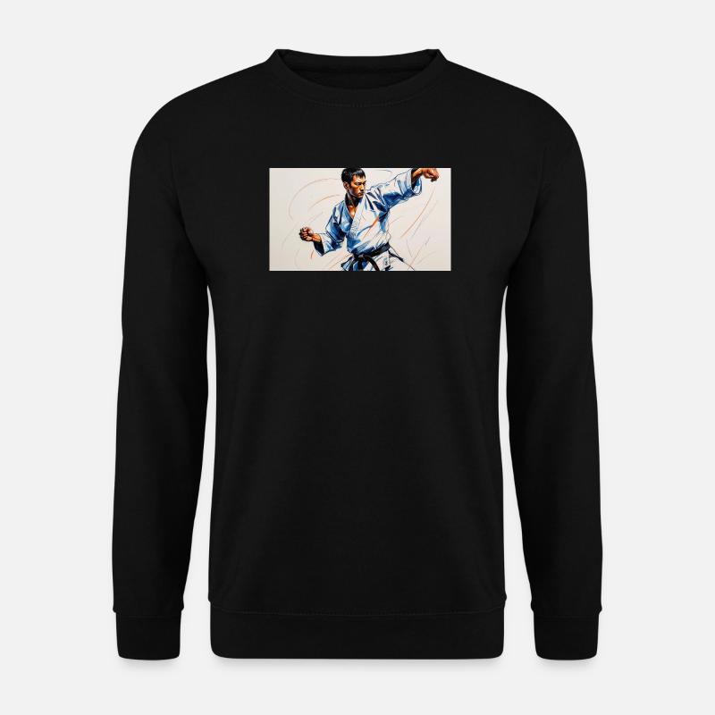 Kampfkunst und japanische Dynamik - Unisex Pullover - Schwarz
