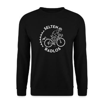 Rare motif de vélo de route VTT sans roues - Sweat-shirt Unisexe - noir - Devant - Alina (178cm) & Michal (187cm)