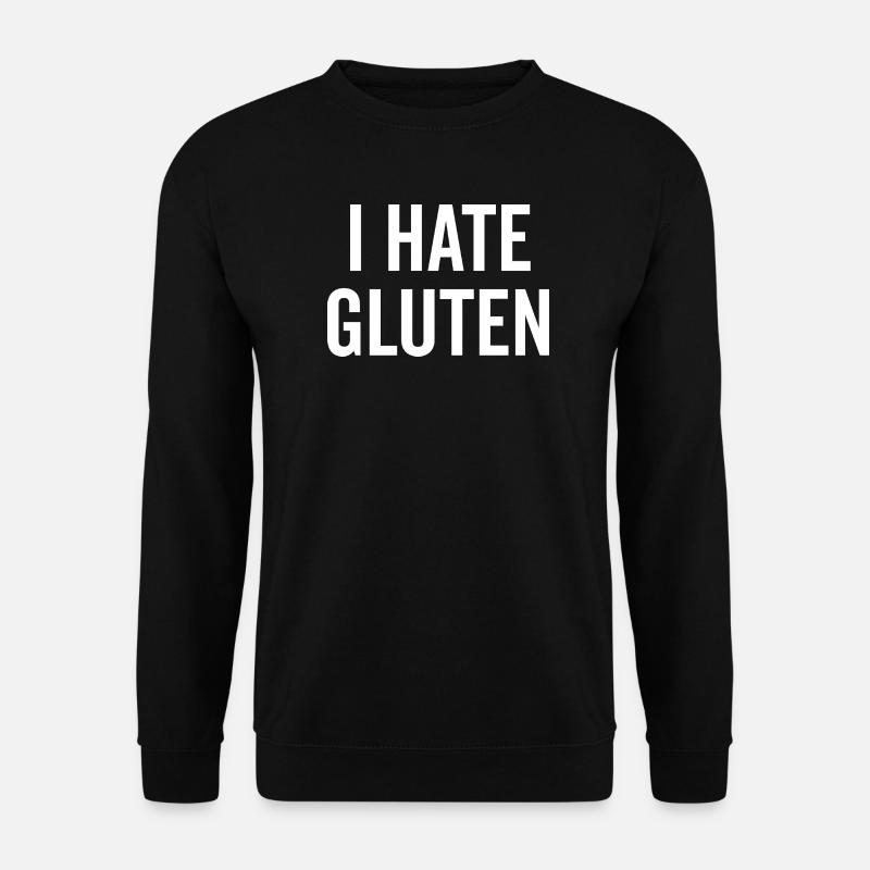Ich hasse Gluten - Unisex Pullover - Schwarz