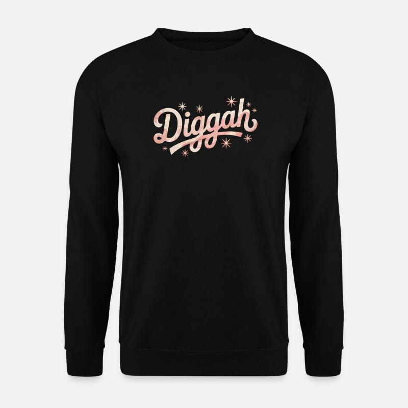 Diggah - Funny Memes - Unisex Pullover - Schwarz