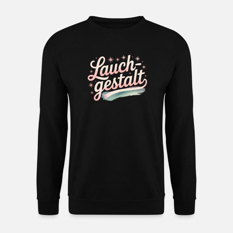 Leek Shape - Deutsche Gym Memes - Unisex Sweatshirt - black