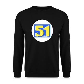 Logo emblématique de La Marne en couleurs vives - Sweat-shirt Unisexe - noir - Devant - Alina (178cm) & Michal (187cm)