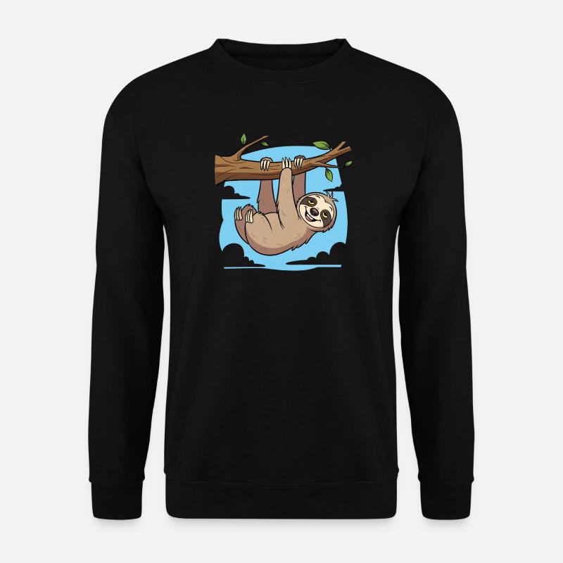 Faultier - Unisex Pullover - Schwarz