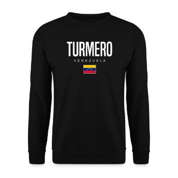 Turmero Venezuela - Unisex Pullover - Schwarz - Vorne - Alina (178cm) & Michal (187cm)