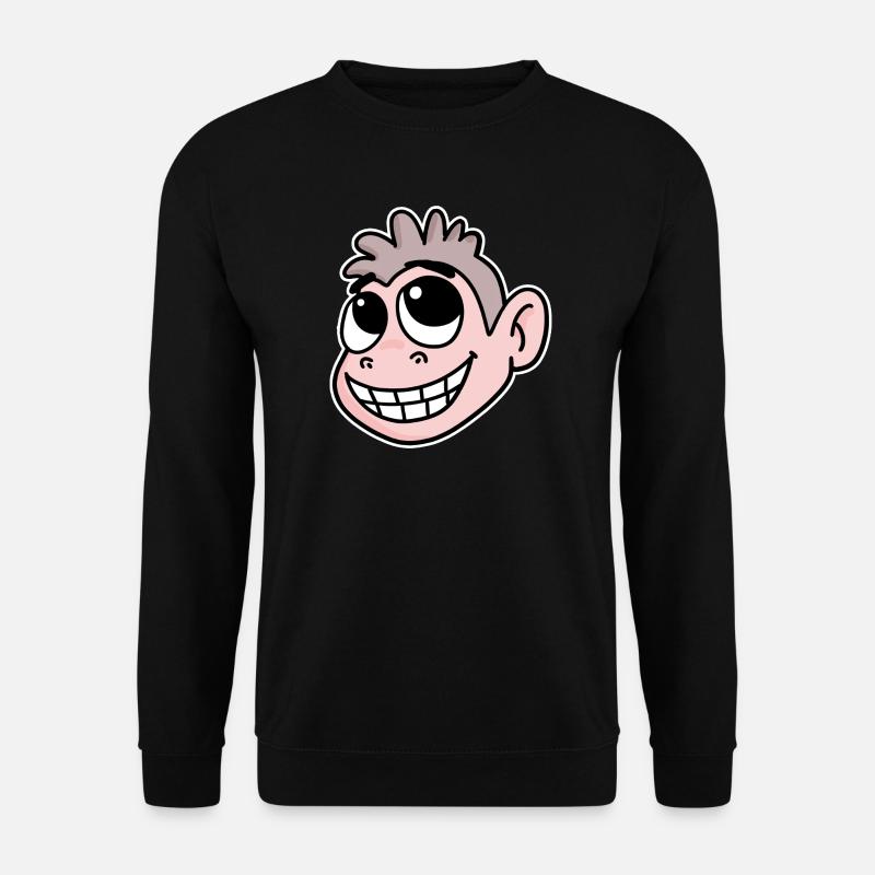 Drôle de tête de singe - Sweat-shirt Unisexe - noir