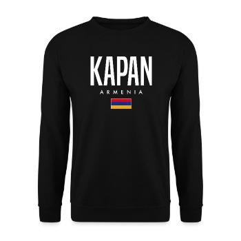 Kapan Armenia - Unisex Sweatshirt - black - Front - Alina (178cm) & Michal (187cm)