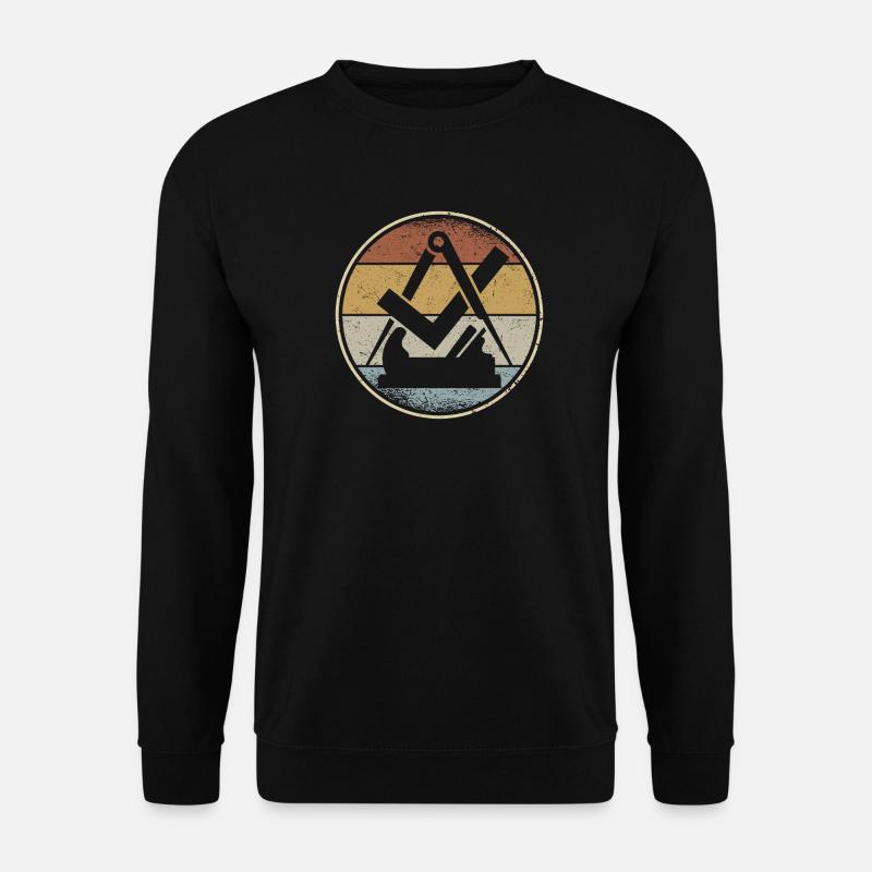 Tischler Schreiner Zunftzeichen Handwerk Zunft - Unisex Pullover - Schwarz