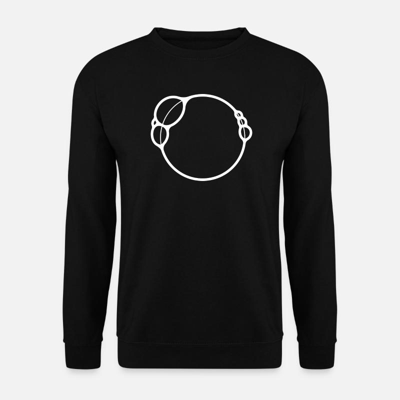 BUBBLES - Unisex Pullover - Schwarz