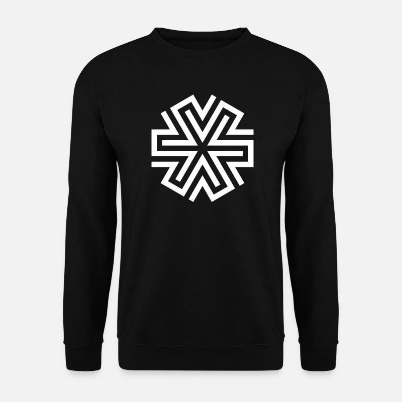 SNOWFLAKE - Unisex Pullover - Schwarz