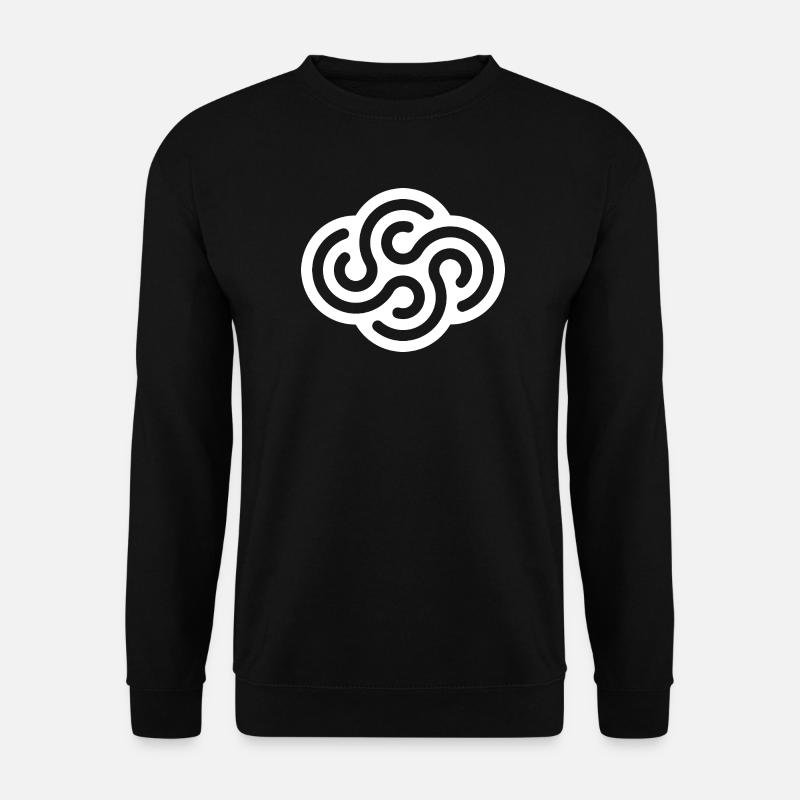 WHIRLS - Unisex Pullover - Schwarz